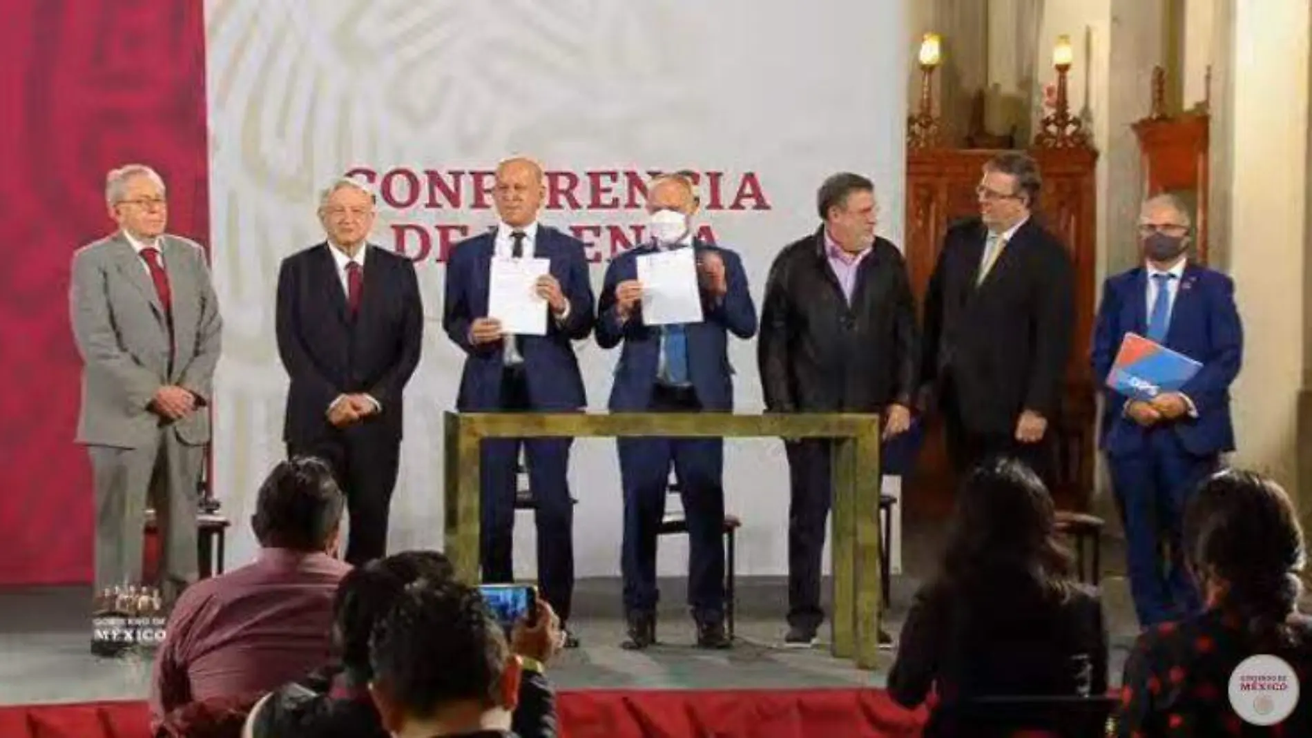 AMLO- firma convenio onu distribucion medicamentos